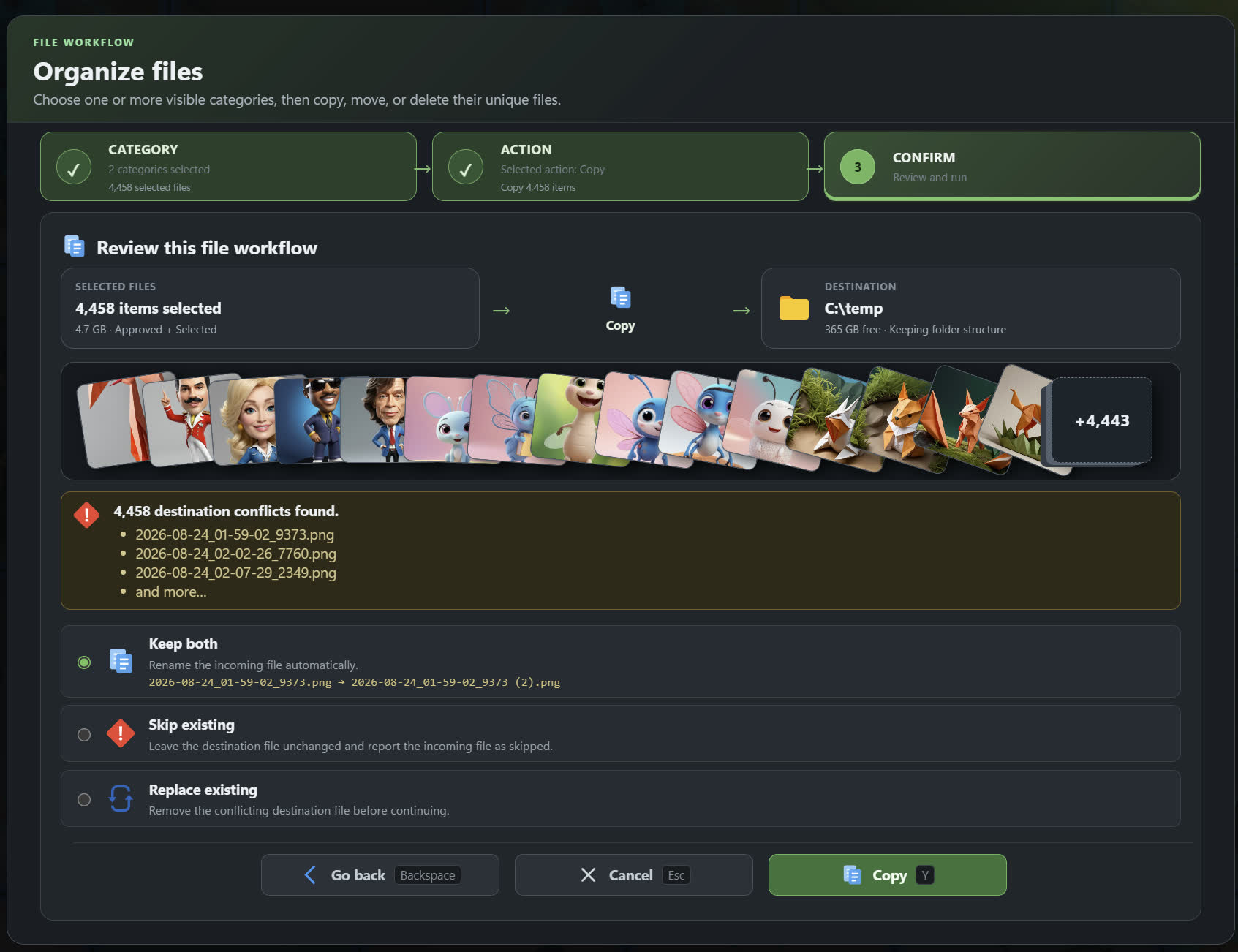 FrameJury detailed file actions thumbnail